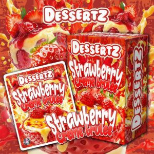 Strawberry creme brulee