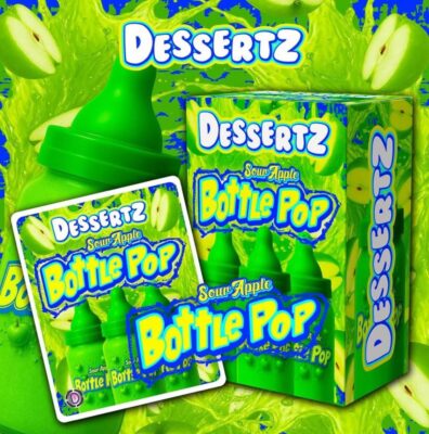Dessertz Sour Apple Bottle Pop